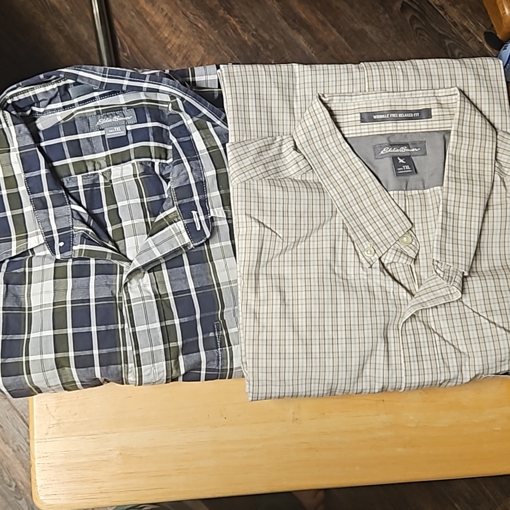 Eddie Bauer Long Sleeve (Tall XL Men's Shirts) All 6 for $75.00
